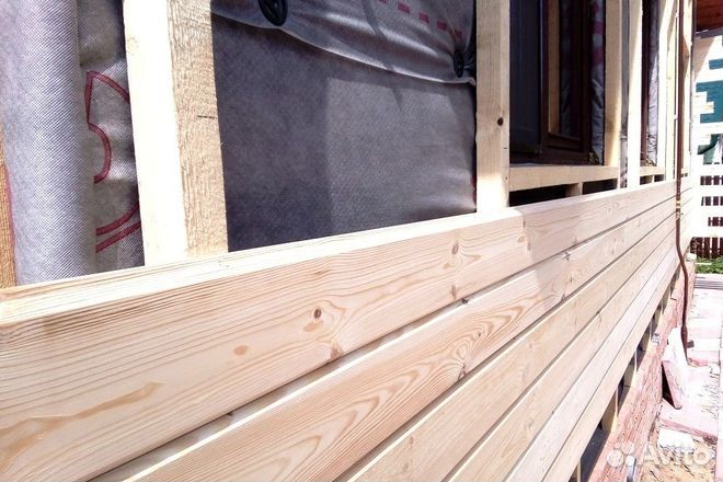 Имитация бруса за м2 17 мм 196 мм 6000 мм, ав