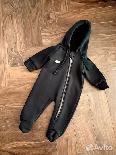 Комбинезон с начесом для новорожденных