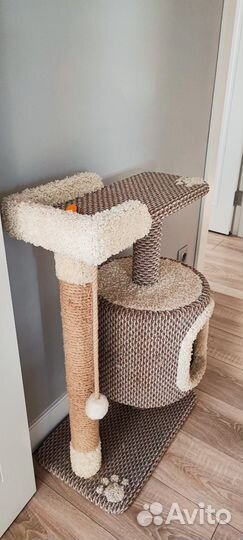 Когтеточка домик для кошки бу