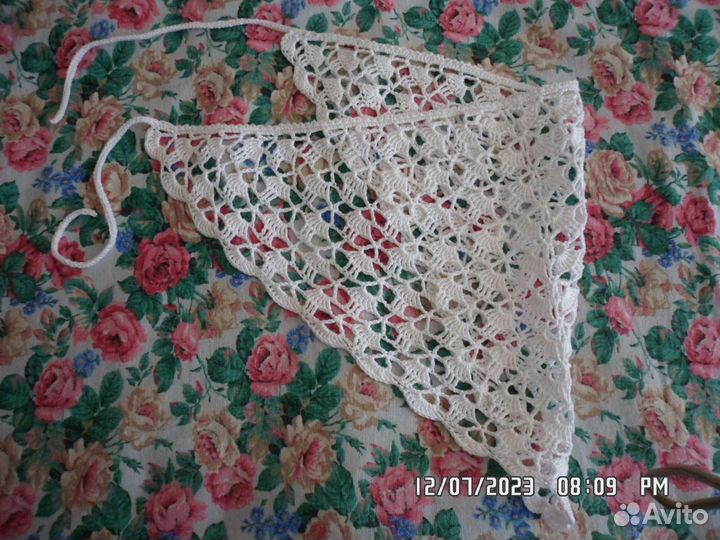 Вязаная косынка