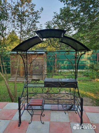 Мангал с крышей 