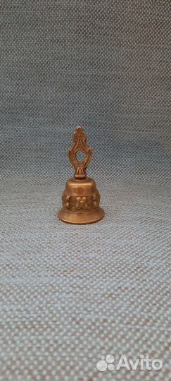 Старинный бронзовый колокольчик