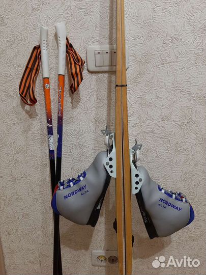 Лыжи беговые 32 размер