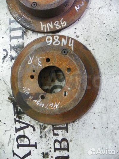 Диск тормозной задний Mitsubishi Qutlander XL