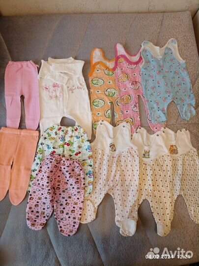 Вещи от 0 до 3 месяцев 56р-74р-80р