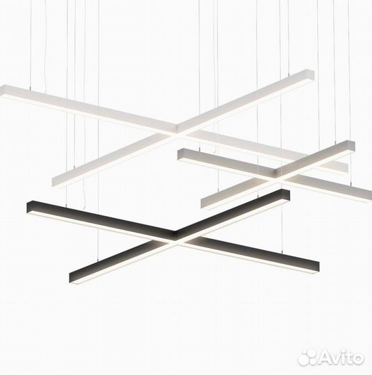 Профильный светильник X-образный