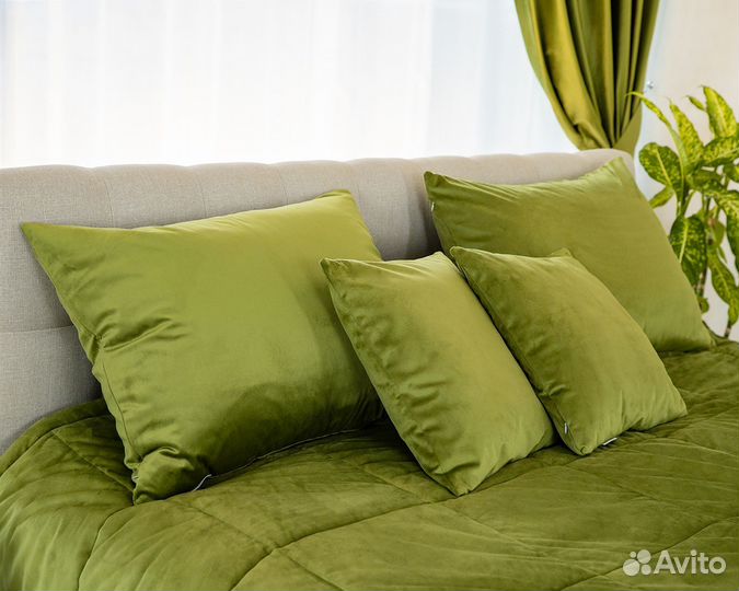 Новое покрывало Беллиссимо цитрон бархат