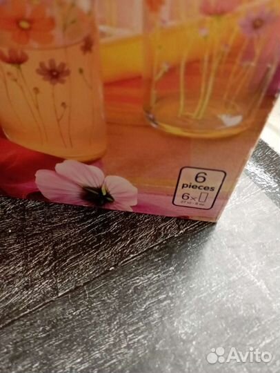 Набор стаканов luminarc (кувшин в подарок)