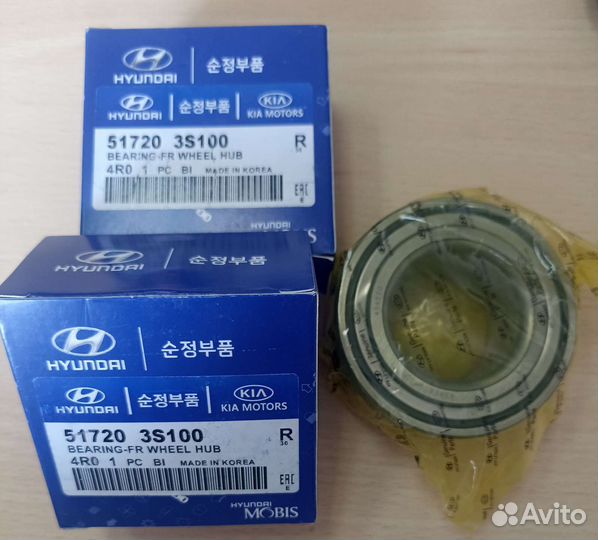 Подшипник ступицы передний 517203S100 Hyundai/Kia