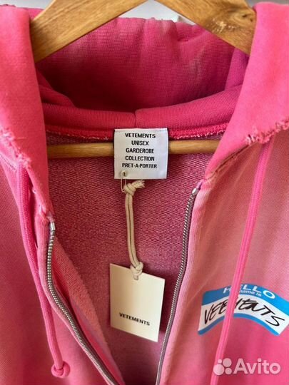 Vetements толстовка