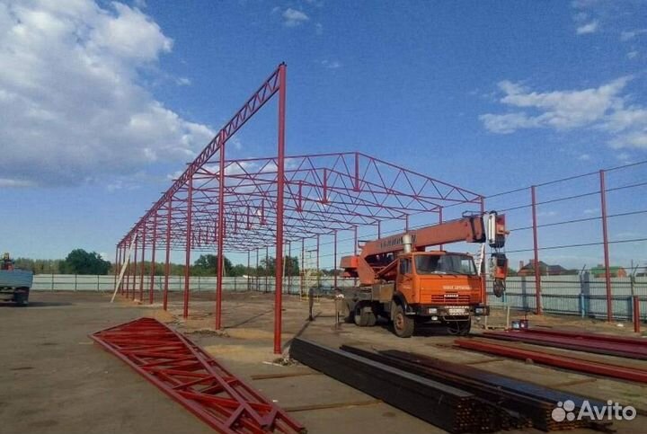 Строительство ангаров, гаражей, навесов