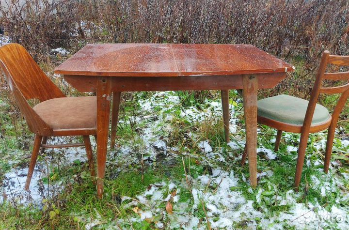 Стол обеденный винтаж 60 е