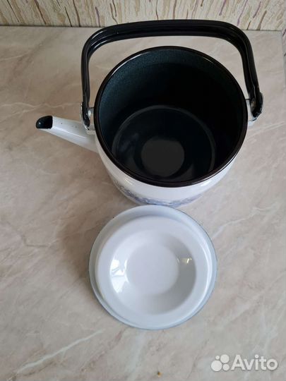 Чайник эмалированный 2л новый