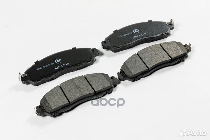 Колодки тормозные дисковые, передние JBP0518 Just