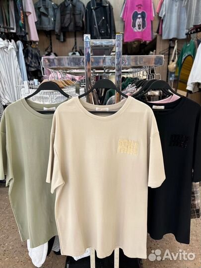 Футболка Miu Miu оверсайз