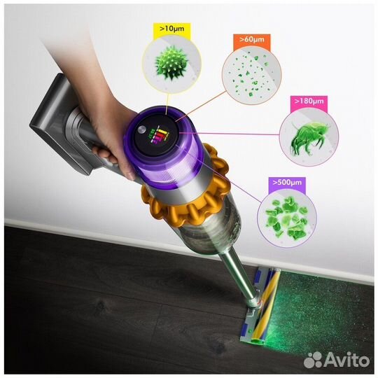 Вертикальный пылесос Dyson V12 Detect Slim Absolut