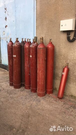 Баллоны: 50л, 40л, 20л, 10л