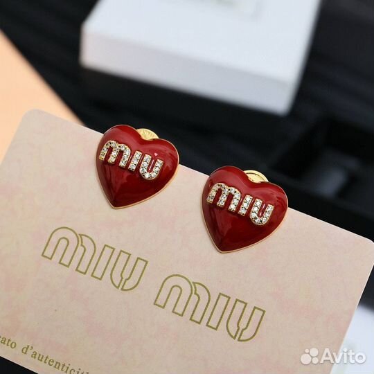 Серьги Miu Miu
