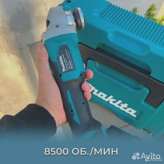 Аккумуляторная болгарка ушм makita 21V 6Ah мощная