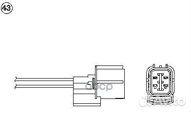 Датчик кислородный универсальный OZA563H6 0062 NGK