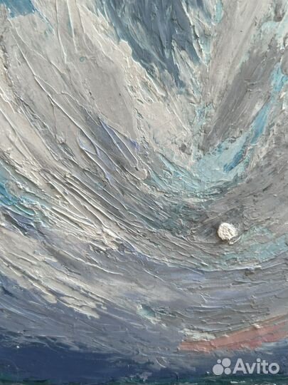 Картина акрилом морской пейзаж