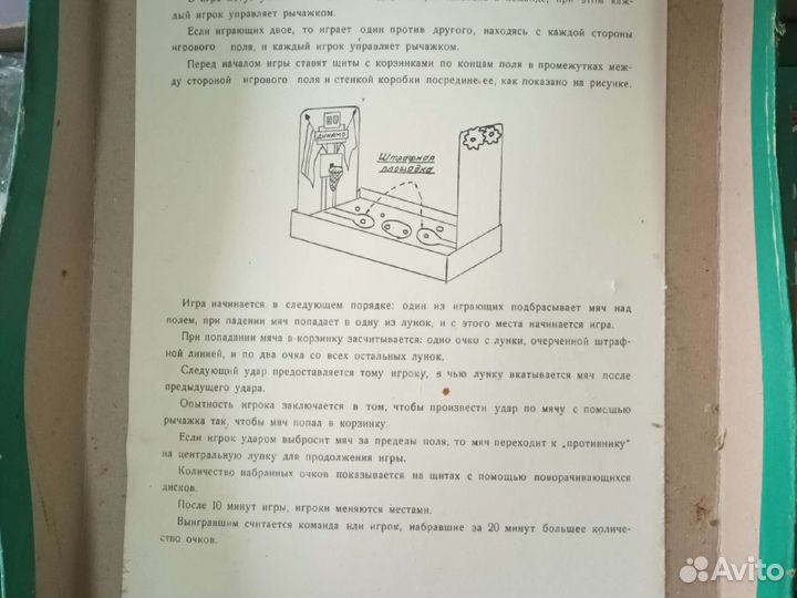 Настольная игра баскетбол. СССР
