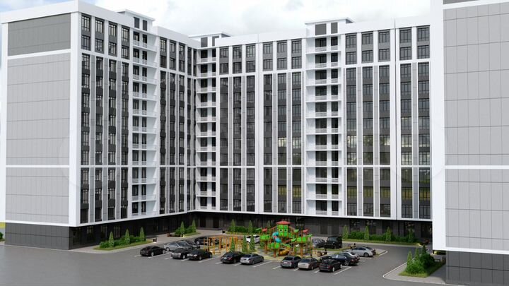 2-к. квартира, 74,6 м², 2/12 эт.