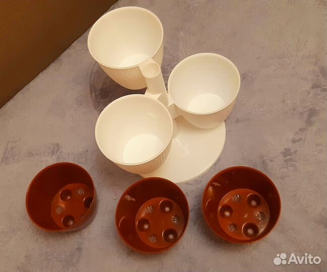 Цветочный горшок тройной многоярусный