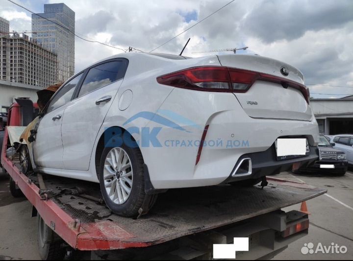 Kia Rio 1.6 AT, 2021, битый, 12 345 км