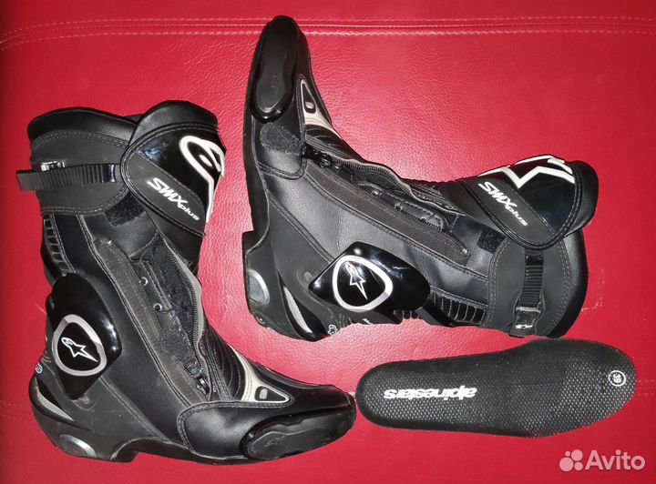 Мотоботы Alpinestars smx plus 39, маломерят на 38