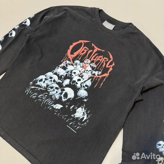 Лонгслив мерч Obituary (death metal) XL-L