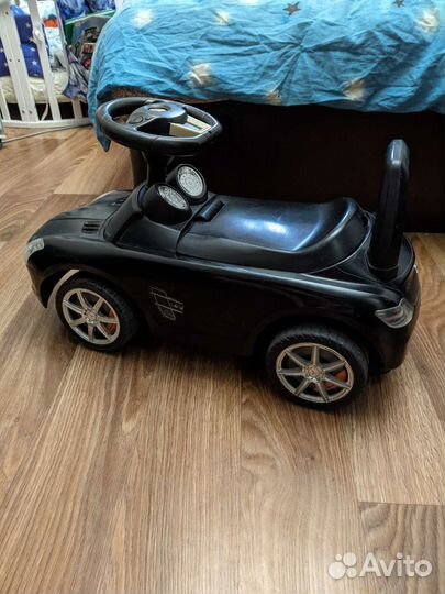 Машина каталка Mercedes черная