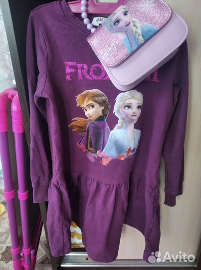 Платье и сумка холодное сердце H&M