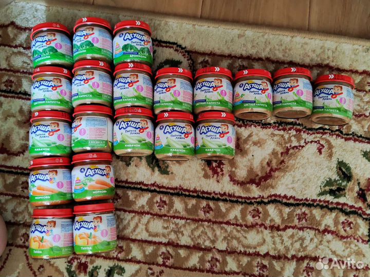 Овощное пюре Агуша 22 баночки