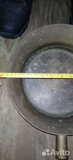 Таз для варки варенья латунный