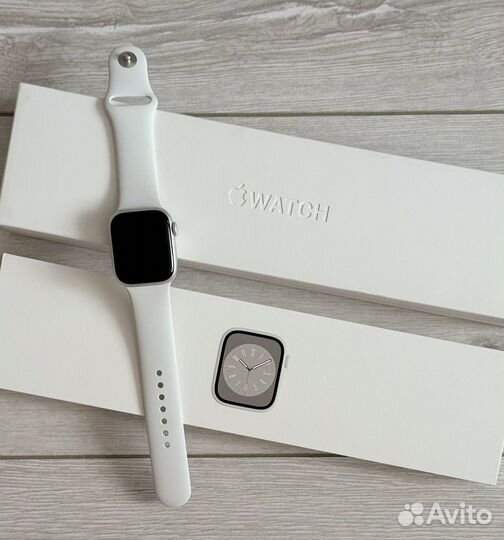 Часы apple watch 8 41 mm silver