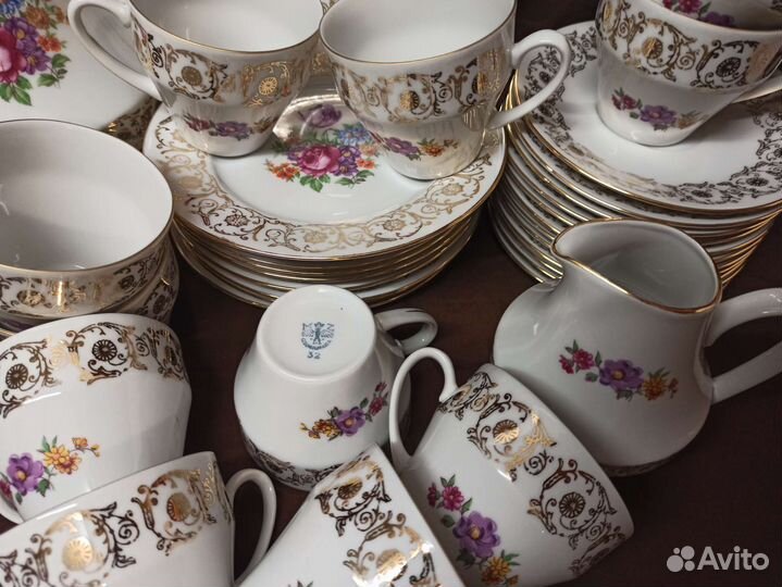 Винтажные чай/ коф сервизы соцстраны, СССР