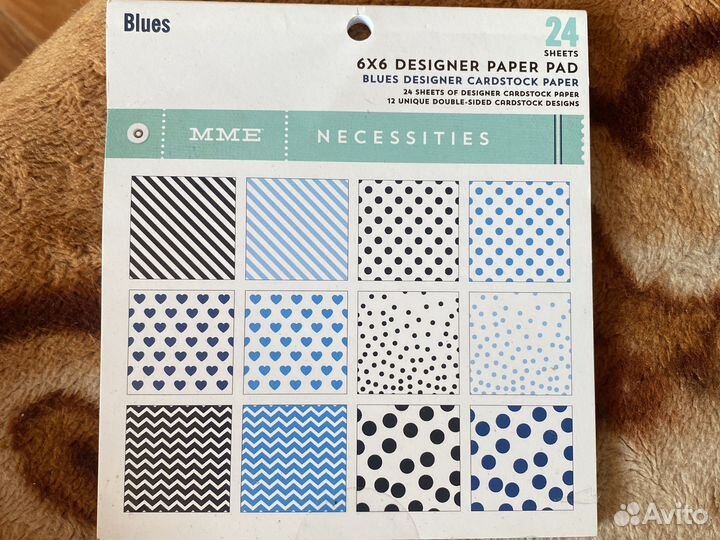 Набор бумаги для скрапбукинга Teals Necessities