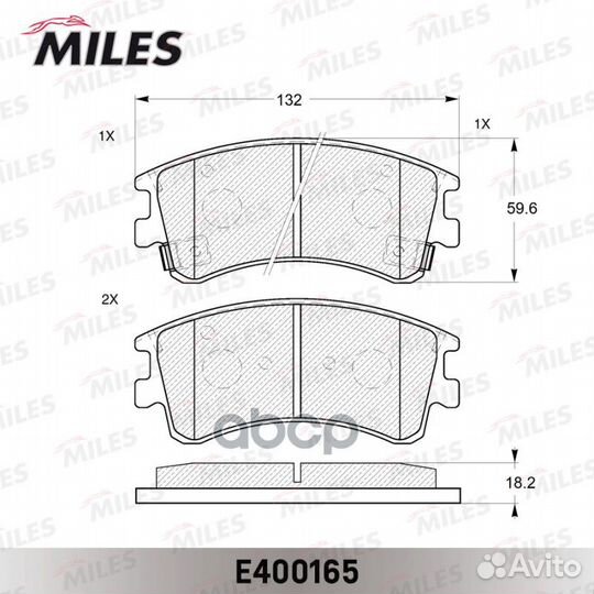 Колодки тормозные Mazda 6 02- передние с датчиками