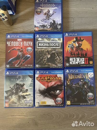 Sony PS 4 slim 500GB + 1TB+ 7игр