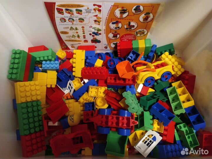 Конструктор развивающий 5-10 см детали