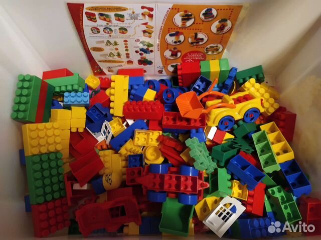 Конструктор развивающий 5-10 см детали