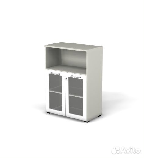 Серия Smart. Модуль шкафа 3 ур., витрина с нишей и