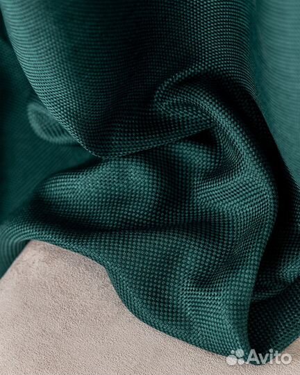 Шторы рогожка Орфей Виридиан