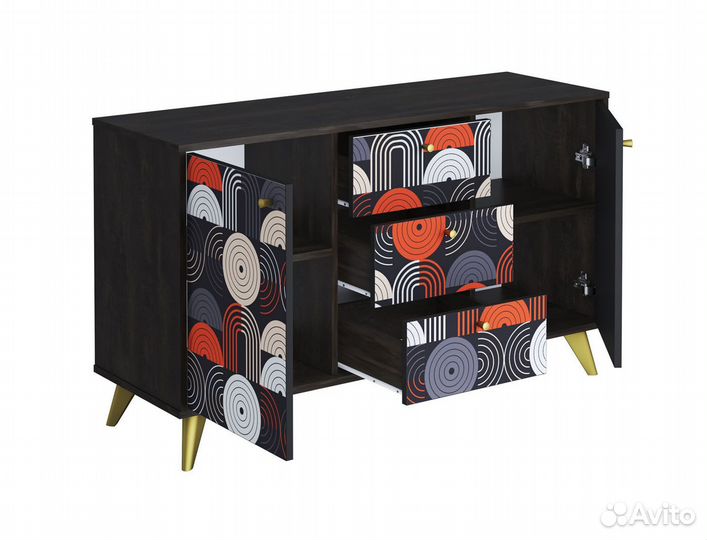 Комод фьюжн арт км-003
