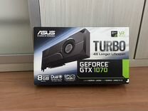 Видеокарта Asus geforce gtx 1070 Turbo