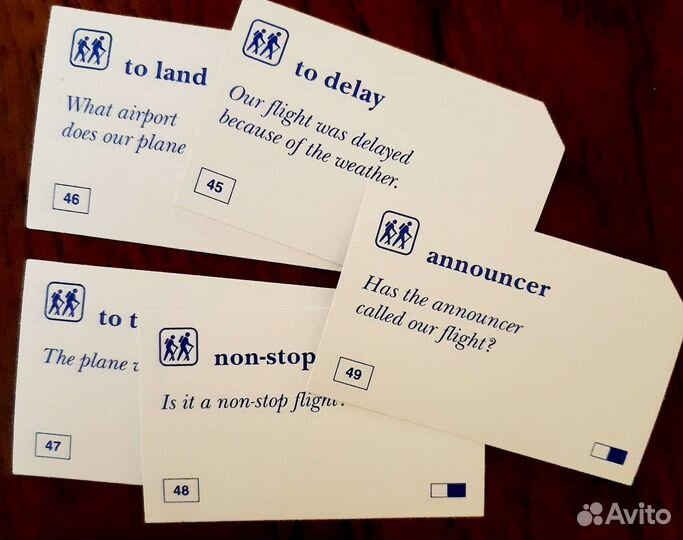 Английский язык разговорные карточки