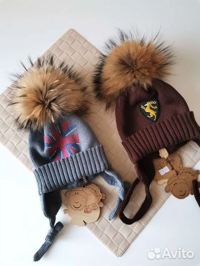 Новые шапки Итальянского бренда 1-4года