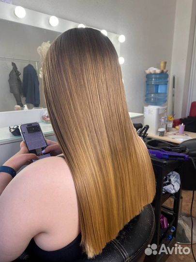 Кератиновое выпрямление ботокс волос