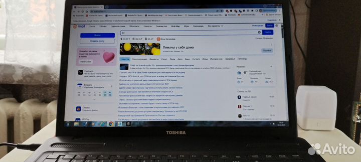 Ноутбук toshiba